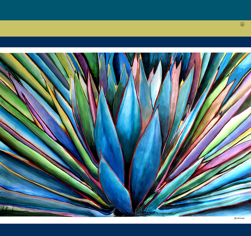 Panneau Agave Blue Glow